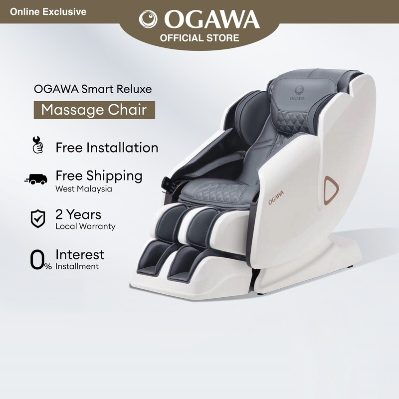 Shell OGAWA Smart Reluxe Massage Chair Free 3 in 1 leather kit Massage Chair Cover